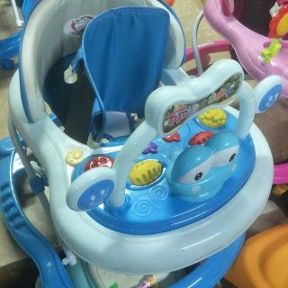 Xe tròn tập đi con ếch cho bé