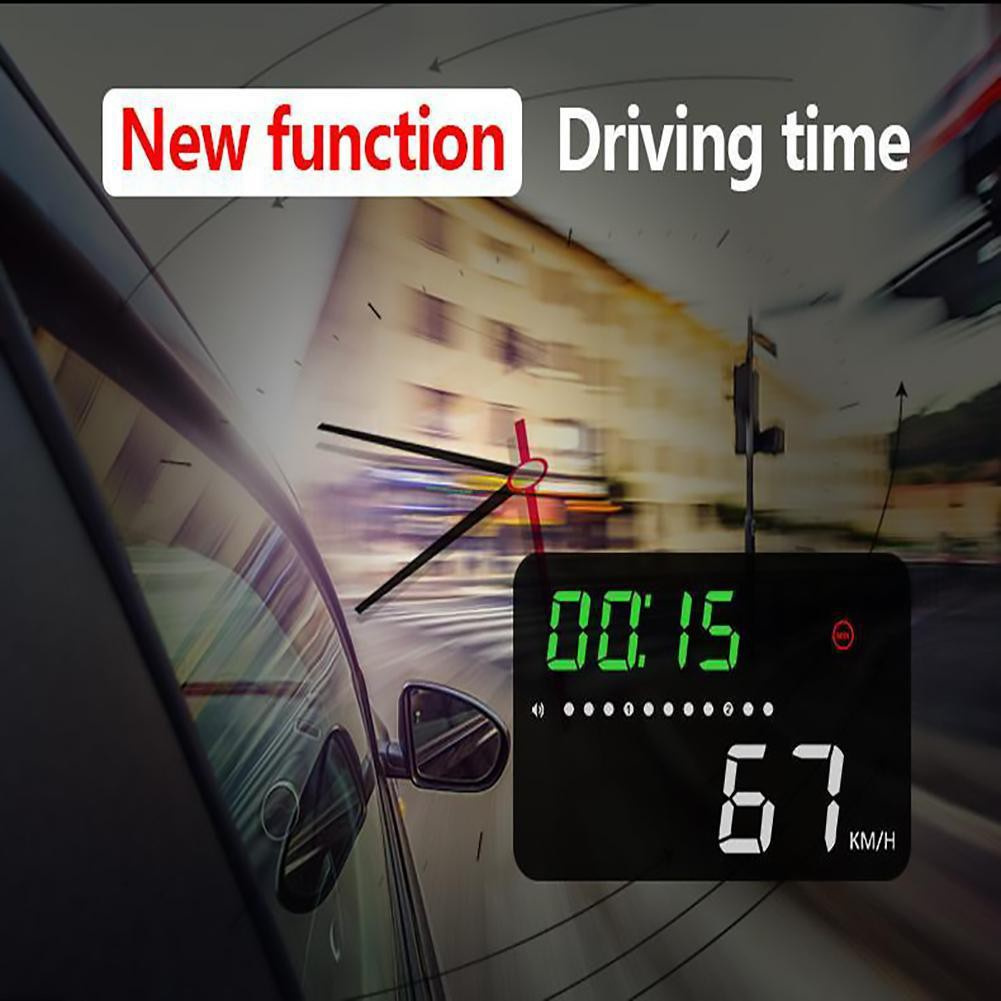 HUD A300 Car Head Up Display GPS Speeding Warning Windshield Fuel Consumption