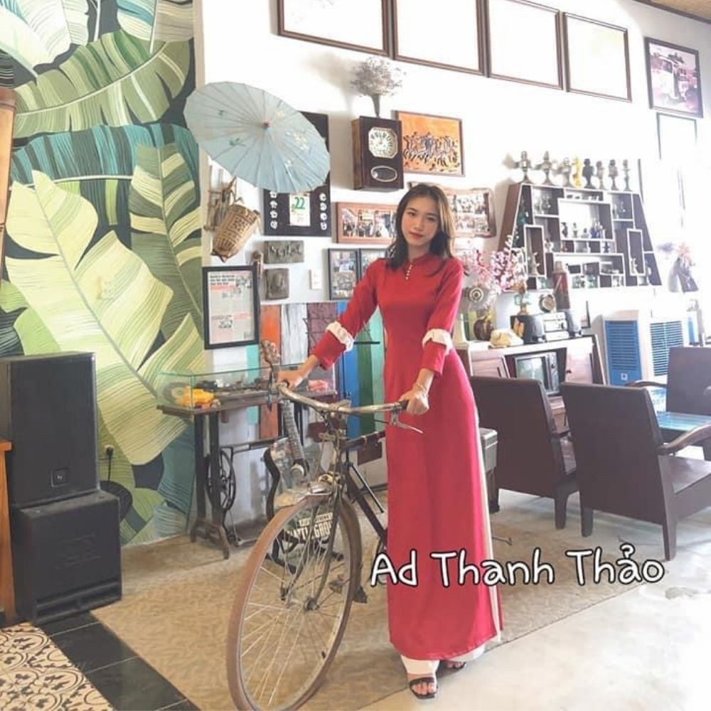 Áo Dài Cách Tân Cao Cấp Với Chất Liệu Lụa Mát, Bền Màu, Phom Chuẩn, Cắt May Thiết Kế Thủ Công Tại Tiệm Ảnh Thật 100%