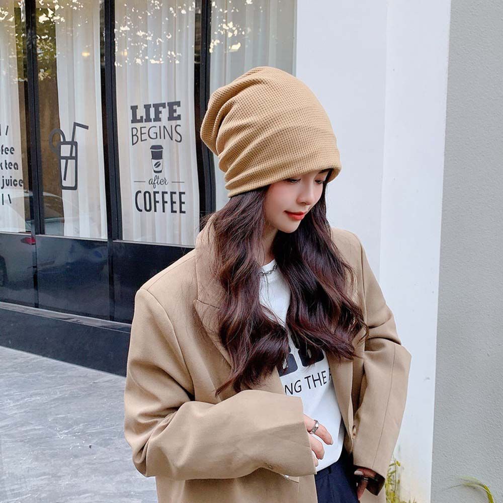 Mũ trùm đầu TAYLOR1 thoáng khí họa tiết kẻ sọc màu trơn phong cách cổ điển thời trang cho nam và nữ