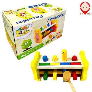 Đồ Chơi Đập Chuột Con Thỏ Vui Nhộn Bằng Gỗ Cho Bé Phát Triển Tư Duy Thông Minh - Shop Bố Mốc