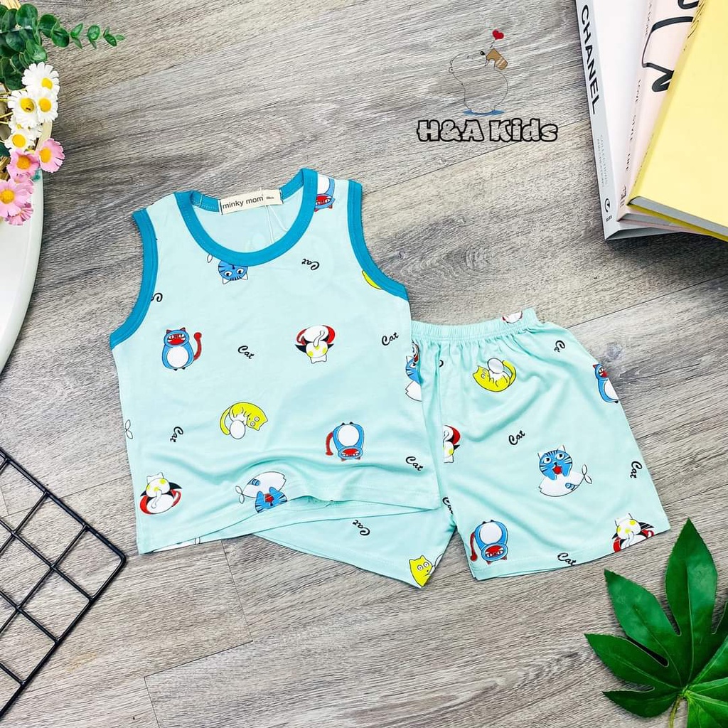 [Bé 20-33kg] Bộ Ba lỗ thun lạnh SIZE ĐẠI cho bé trai bé gái - HÀNG CHUẨN LOẠI 1