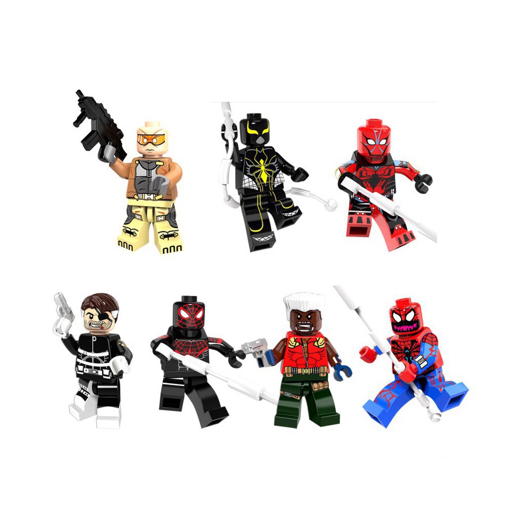 Bộ 7 nhân vật minifigures siêu anh hùng PG8096