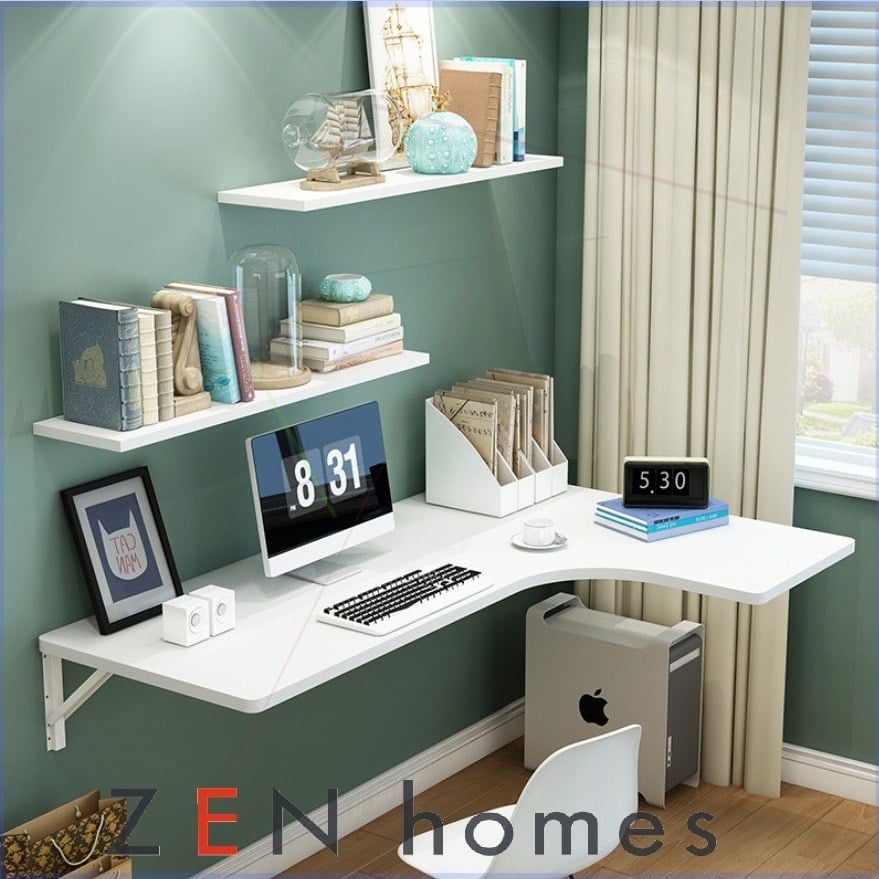 Bàn chữ L - Nội thất thiết kế trong nhà - tiết kiệm diện tích - bàn thông minh