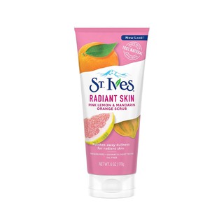 Sữa rửa mặt tẩy tế bào chết ST. Ives Radiant Skin Pink Lemon & Mandarin Orange Scrub 170g