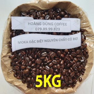 5KG CÀ PHÊ SỈ MOKA ĐẶC BIỆT - CAFE NGUYÊN CHẤT CÓ BƠ - HOÀNG DŨNG COFFEE