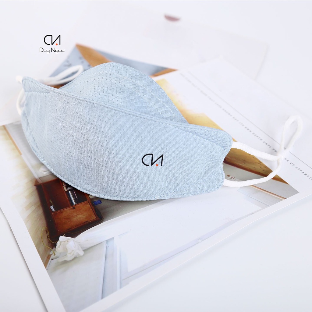 Khẩu trang vải KF94, vải Mesh 4 lớp cao cấp Duy Ngọc, thoáng mát, chống bụi mịn, có nút điều chỉnh kích thước (1762)