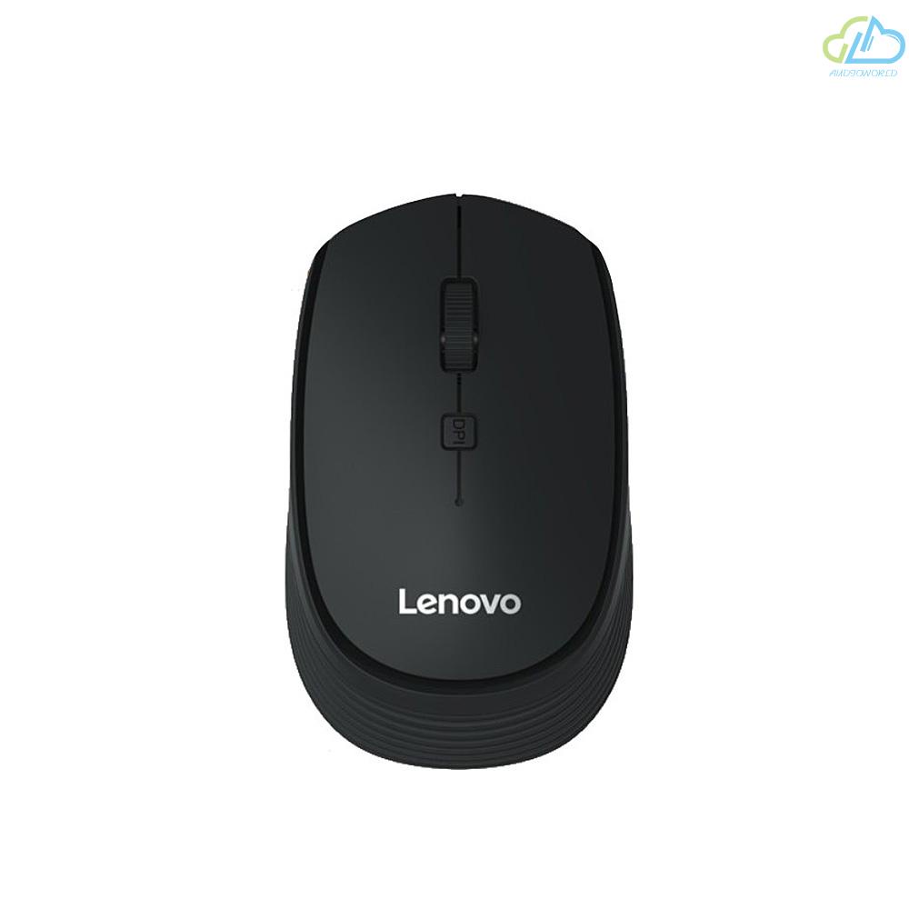 Chuột không dây 4 Nút Bấm & W Lenovo M202 2.4ghz Có Thể Điều Chỉnh 3dpi Đen