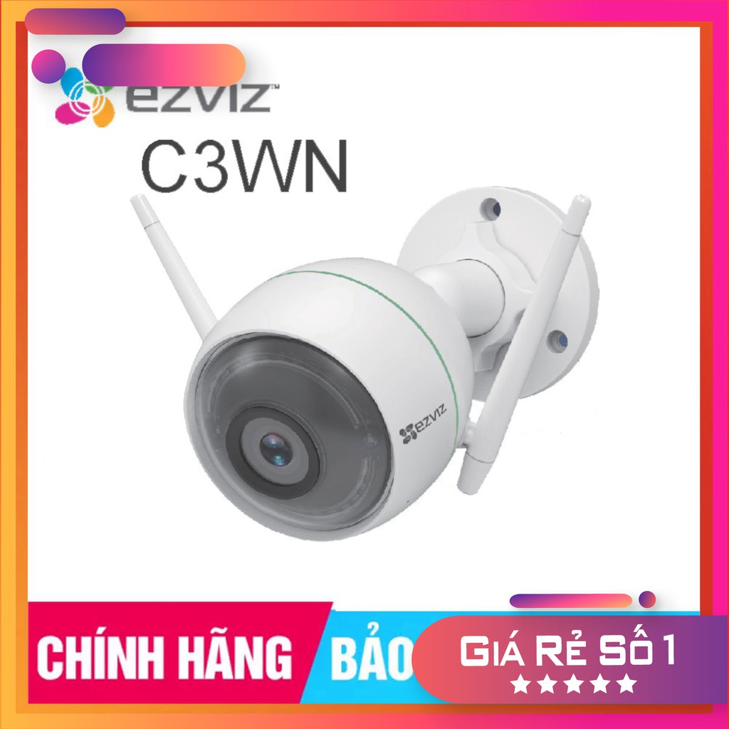 {FREESHIP} Camera ip wifi chống trộm EZVIZ C3WN 2MP FullHD 1080p Model CS-CV310-A0-1C2WFR chuẩn chốn