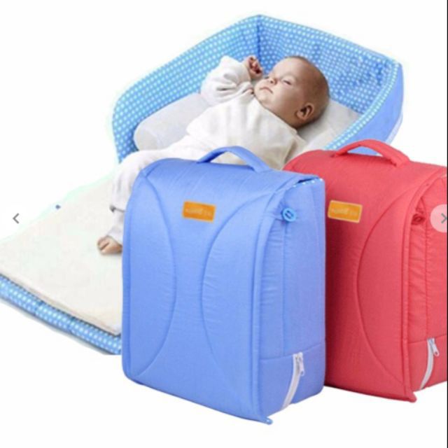 Túi du lịch kiêm lôi em bé nằm cao cấp