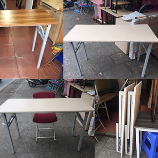 Bàn gấp chân sắt sơn tĩnh điện mặt gỗ công nghiệp