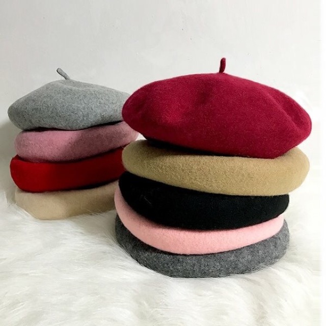 Mũ nồi trẻ em, mĩ nồi beret trẻ con, mũ nồi dạ cho trẻ em siêu hot