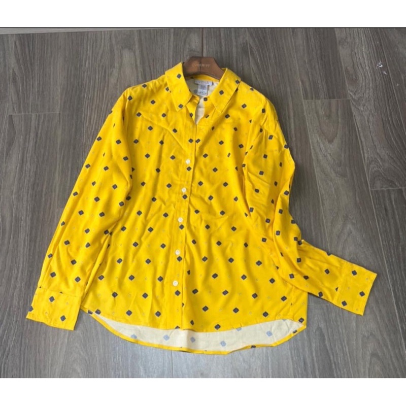 Áo sơ mi dáng rộng chất đũi lụa mềm mát có thể khoác size S M