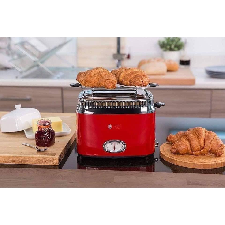 MÁY NƯỚNG BÁNH MÌ Russell Hobbs Toaster Retro