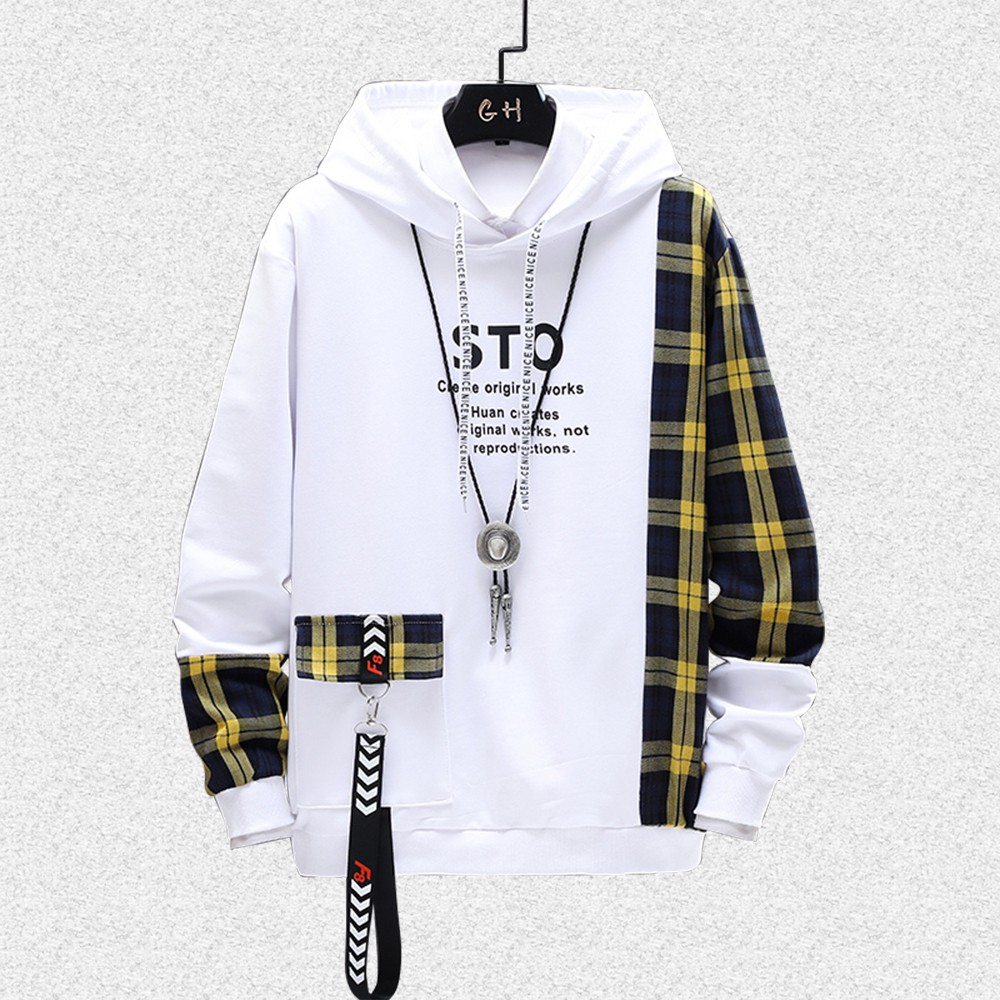 Áo Hoodies Nỉ Nam Thu Đông STO Phối Kẻ Sọc Có Mũ Trùm Đầu Thời Trang SEPTEMBERGIRL1989 AO TOP NAM 122 | BigBuy360 - bigbuy360.vn