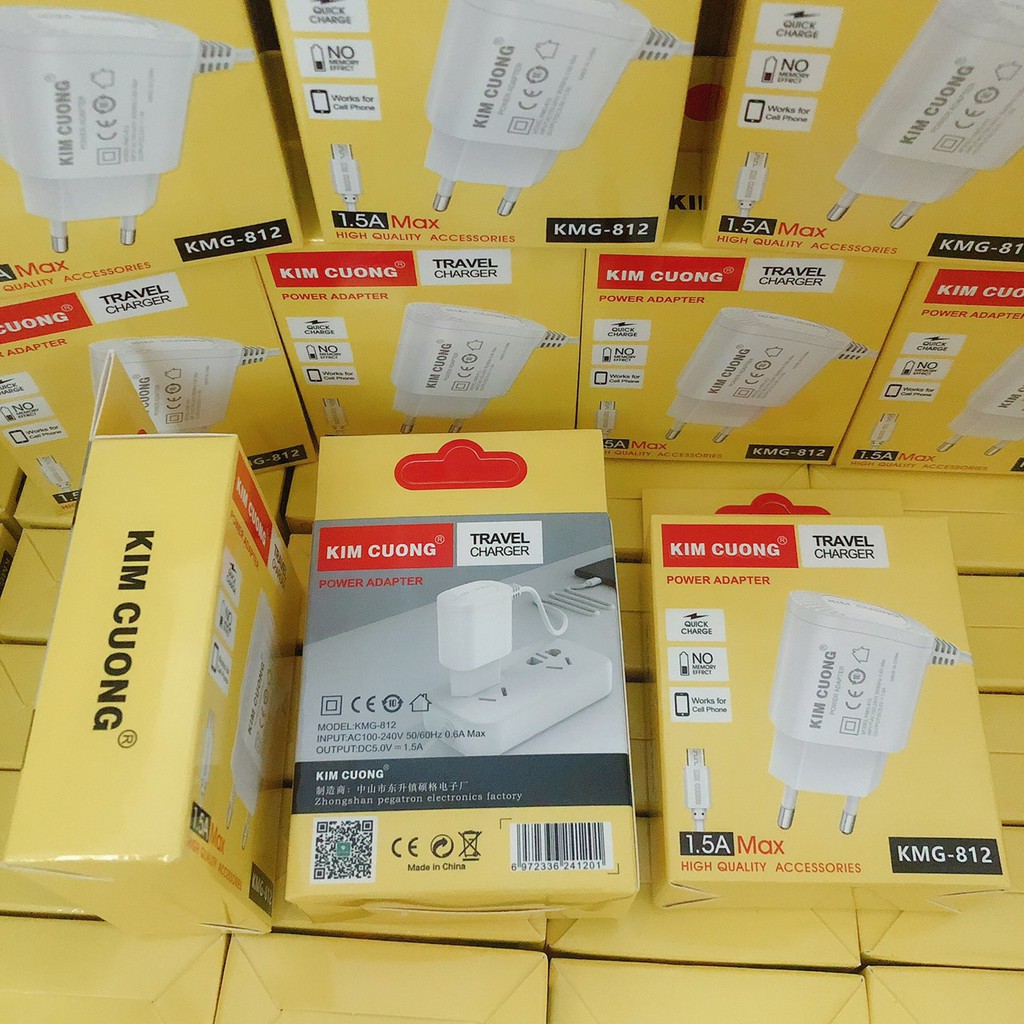Bộ củ sạc nhanh Samsung Micro, sạc Kim Cương 812 liền dây - Uni Shop