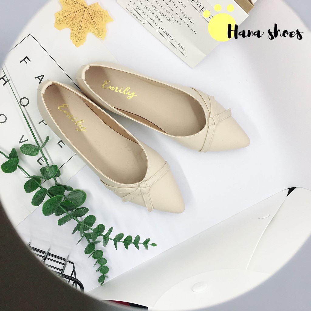 Giày bệt búp bê nữ đính nơ xinh xắn siêu bền B7 | BigBuy360 - bigbuy360.vn