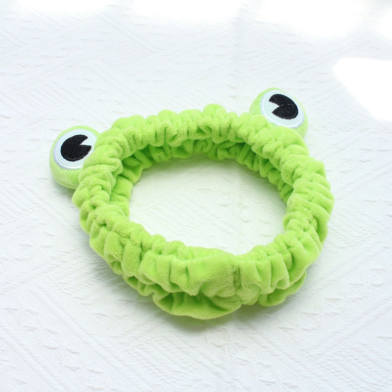 Băng Đô Cài Tóc Hình Chú Ếch Xanh Dễ Thương Phong Cách Hàn Quốc