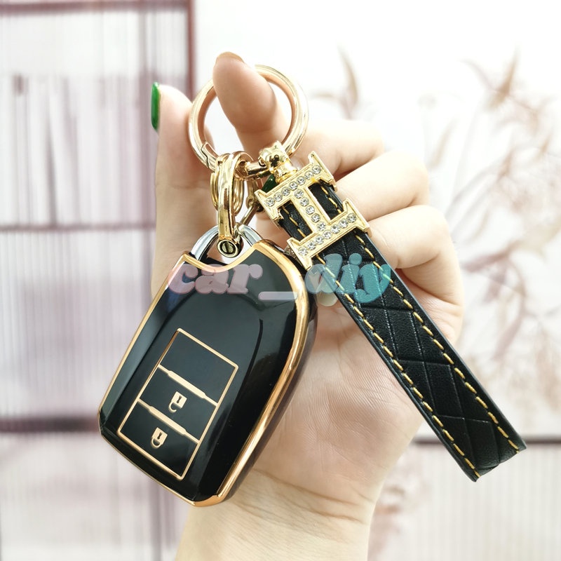 Vỏ Chìa Khóa Điều Khiển Từ Xa 2 Nút Cho Xe Hơi Toyota Yaris Camry Corolla Vios