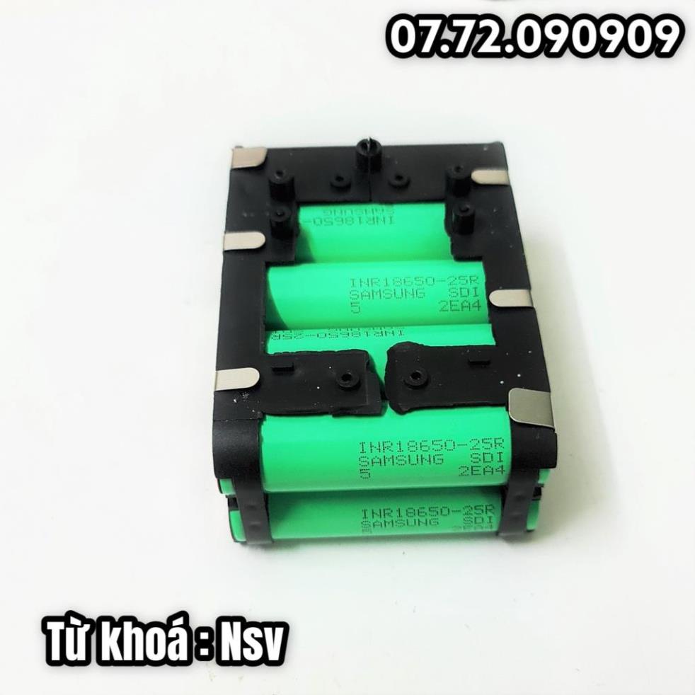 Khối pin 5S 21V 10 cell 65A Đóng sẵn.  Chính hãng Samsung, Lishen. Dung lượng cao, dòng xả pin cao - Limo