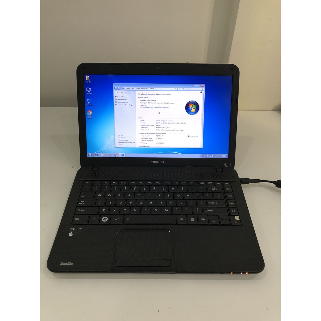 Laptop văn phòng cũ Dell inspiron 1545,core 2 duo,4GB ram,320GB HDD.