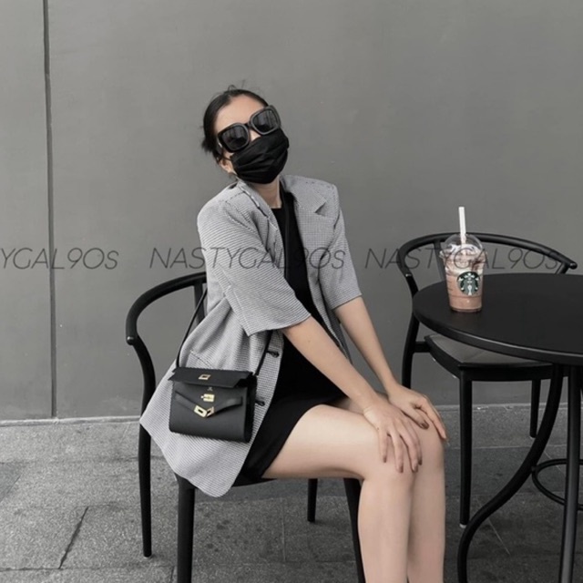 BLAZER TAY NGẮN KẺ SỌC | BigBuy360 - bigbuy360.vn