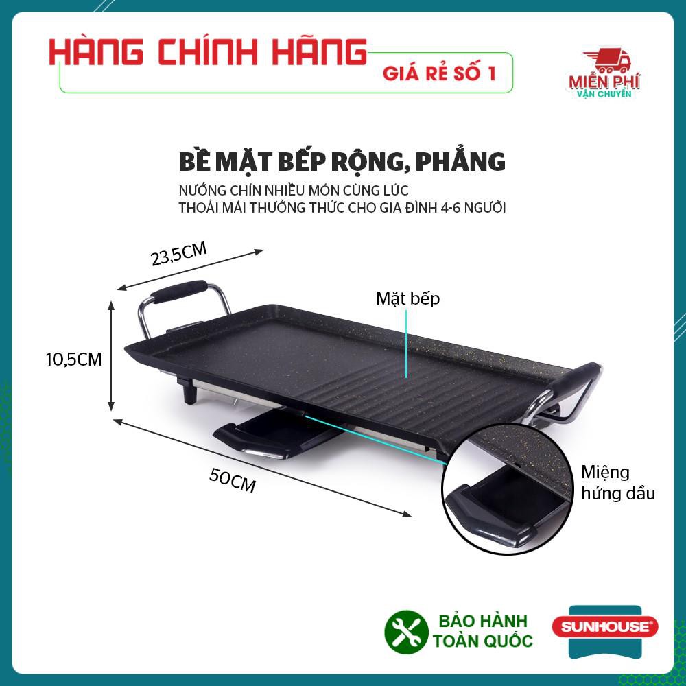 Bếp nướng điện Sunhouse SHD4600, Bếp nướng điện Sunhouse không khói, rất sạch sẽ dễ vệ sinh và an toàn cho sức khỏe.