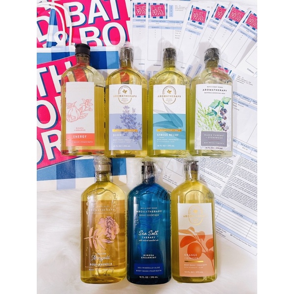 SỮA TẮM THƯ GIẢN Bath & Body Works Mùi SLEEP ROSE + LAVENDER