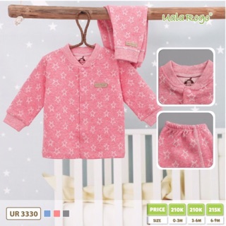 [UALAROGO] Bộ uala cúc giữa cho bé