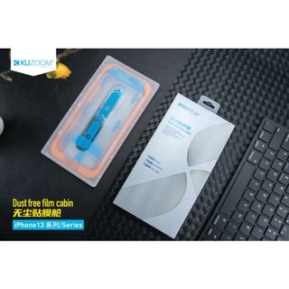 Kính Kuzoom khung động dán cho iPhone 14 pro max , 14 pro , 14 max , 14 , 13 pro max , 13 pro , 13 bảo vệ full màn hình