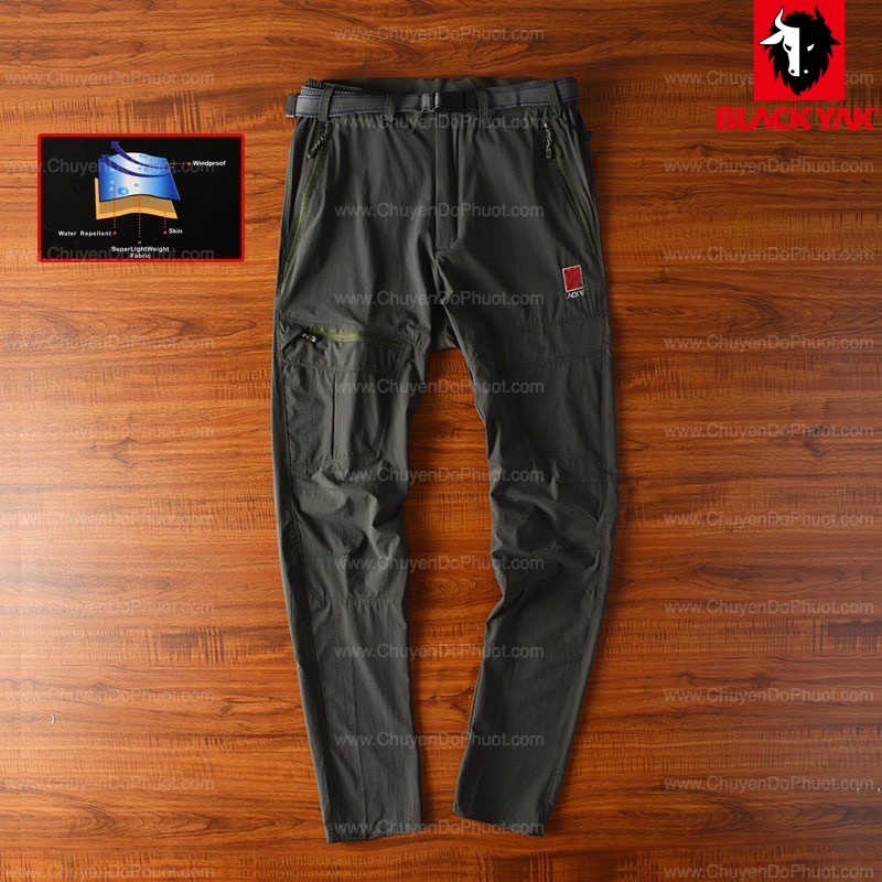 Quần Phượt Leo Núi Trekking Mau Khô Hàn Quốc - Black Yak 36Y