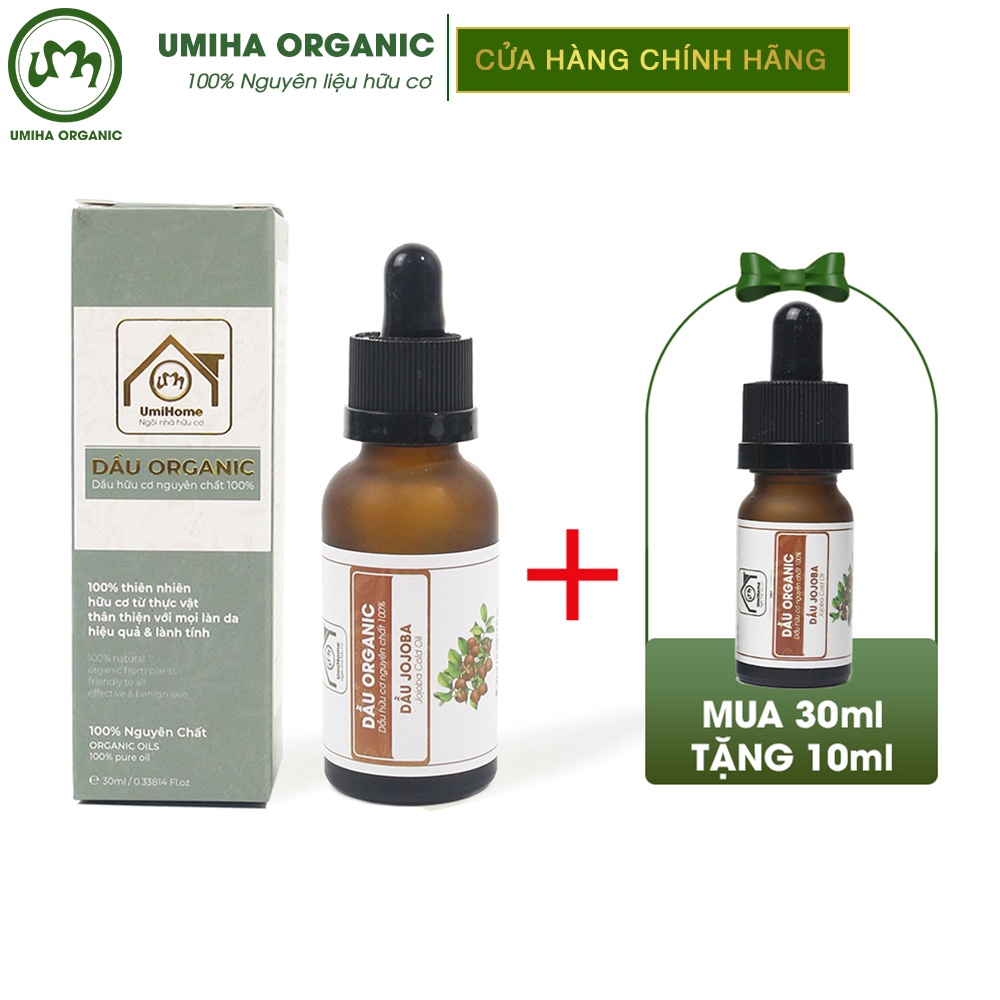 Dầu Jojoba hữu cơ UMIHA nguyên chất | Jojoba Oil 100% Organic 10ml