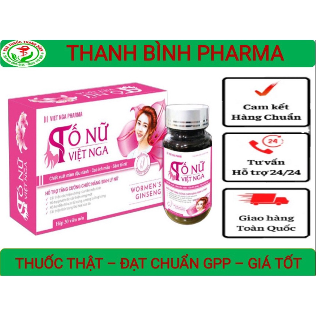 TỐ NỮ VIỆT NGA-GIÚP CẢI THIỆN CHỨC NĂNG SINH LÝ NỮ-LÀM ĐẸP DA-TPCN