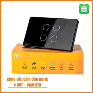 Công tắc cảm ứng thông minh Datic 4 nút - Việt nam sản xuất hoàn toàn