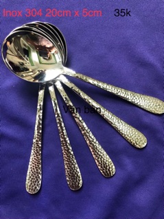 5 Muỗng inox 304 cao cấp