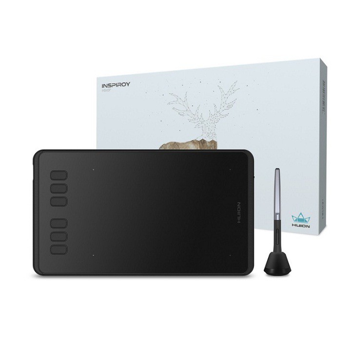 Bảng Vẽ Điện Tử H640P 6X4 Inch Dùng Cho Điện Thoại Android, Laptop, PC Tặng Kèm Đầu OTG - HUION INSPIROY H640P 6X4 INCH