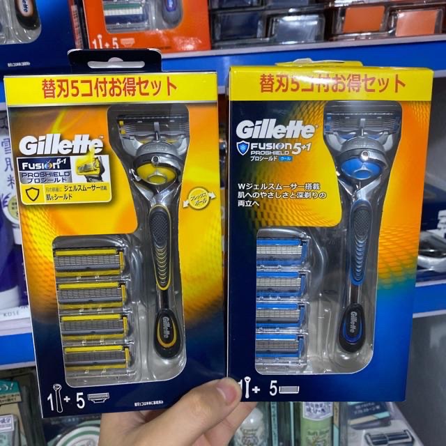 Dao cạo râu Gillette 5 lưỡi Japan hàng nội địa chữ nhật