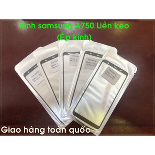Kính Ép samsung  A750 / A7 2018 (KEO OCA)