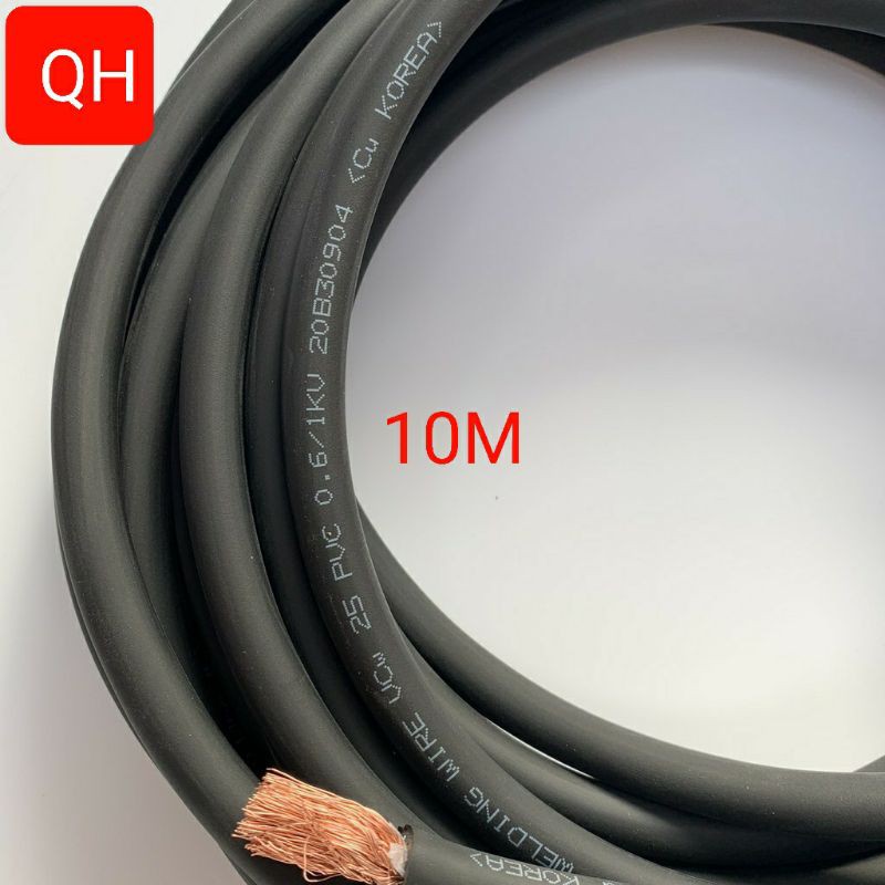 10 mét dây cáp hàn 16mm , dây hàn quốc, dây cáp hàn, dây hàn