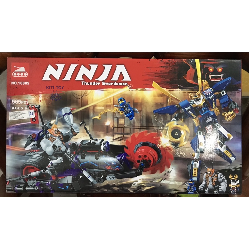 Lắp ráp Ninjago Bela 10805 : Samurai X đại chiến siêu xe Killow và Ninja Jay Season 8