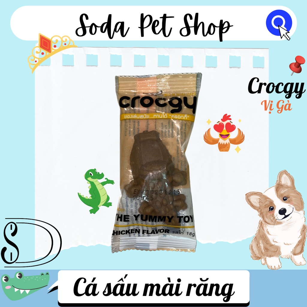 Mài Răng Cá Sấu Crocgy Cho Hamster/Chó