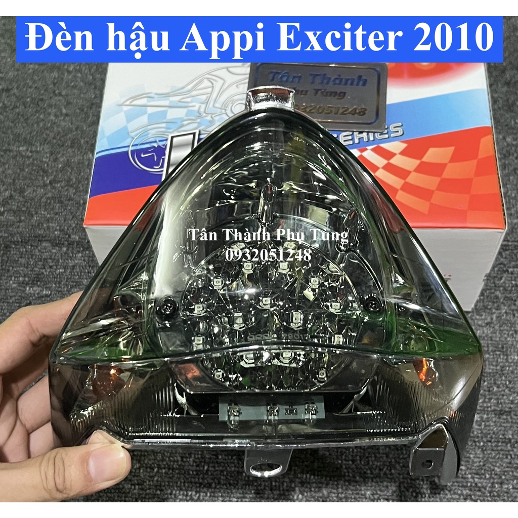 Đèn hậu Exciter 2010 Appi hàng Malai sáng đỏ xanh