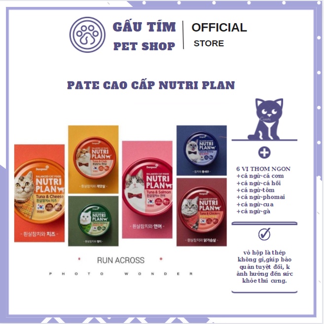 [FREESHIP] Pate Nutri Plan xuất cho mèo với 6 vị