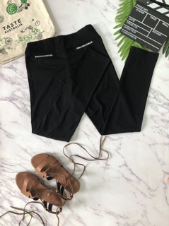 QUẦN LEGGING BẦU cạp chéo
