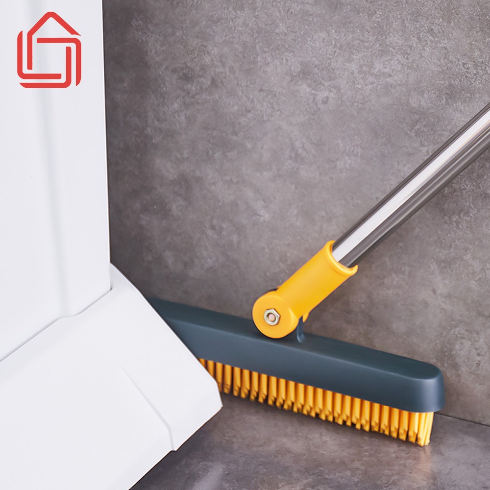Cây chà sàn nhà tắm tích hợp gạt nước chất liệu silicone chà sạch mọi ngóc ngách