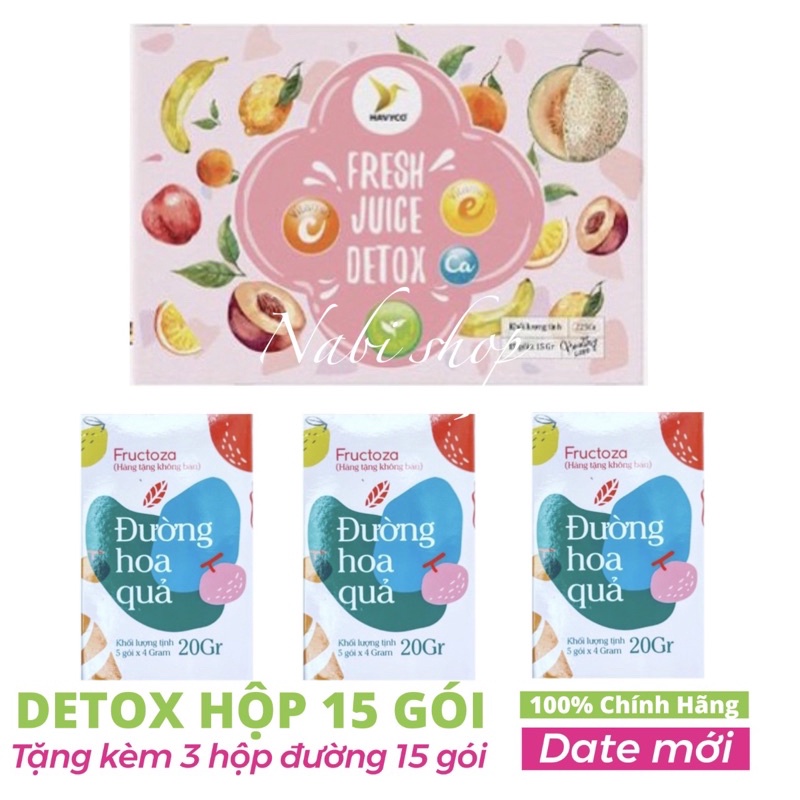 Fresh juice detox trái cây thanh mát giải nhiệt