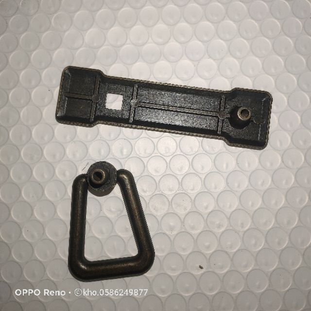 Tay Nắm Cánh Tủ Gỗ Sồi - Bản Đồng - Giọt Nước