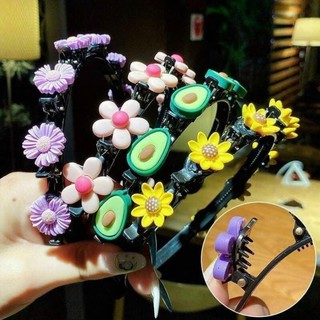 Bờm tóc siêu cute cho bé gái có kẹp phồng mái