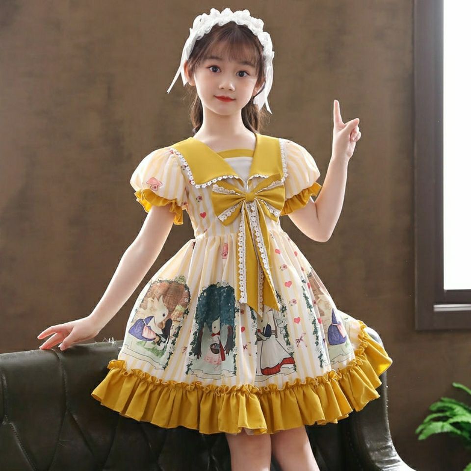 Đầm Công Chúa lolita Dễ Thương Cho Bé Gái