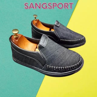 Giày lười nam - Giày nam vải bố cao cấp 4 màu